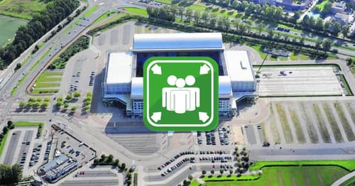 Mötesplats i Gelredome på Svenska läktaren
