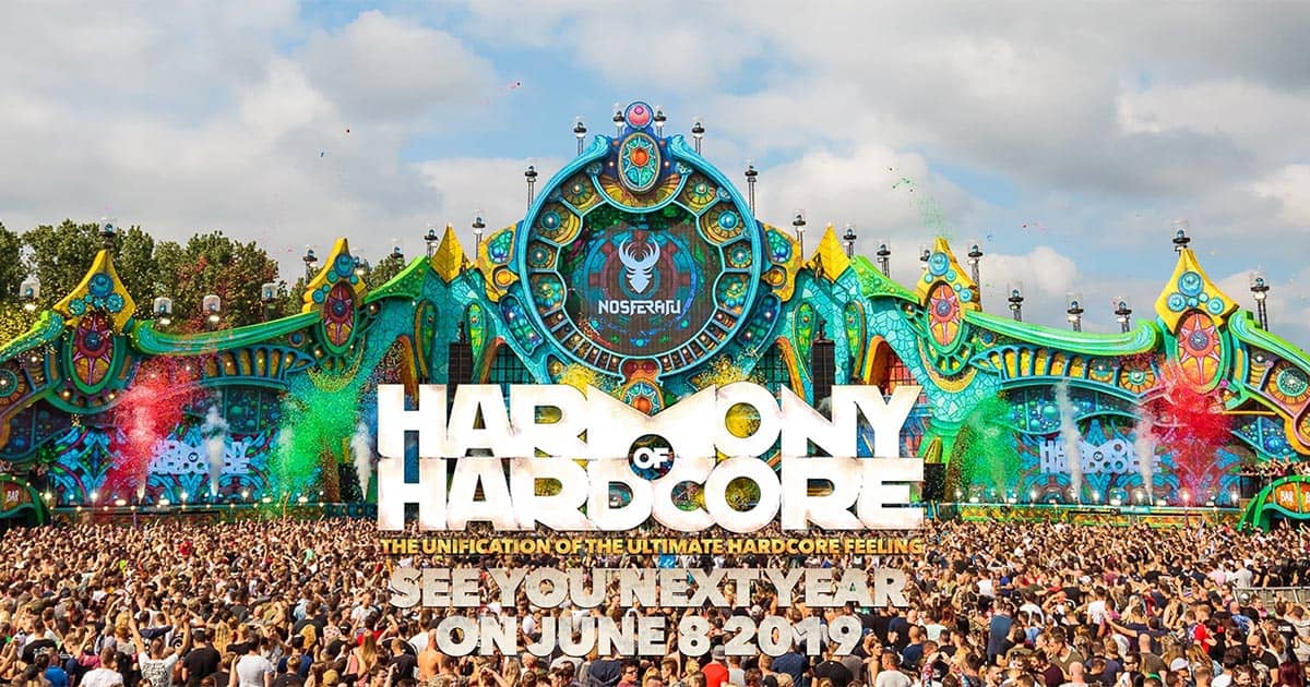Harmony of Hardcore 2019 Lineup