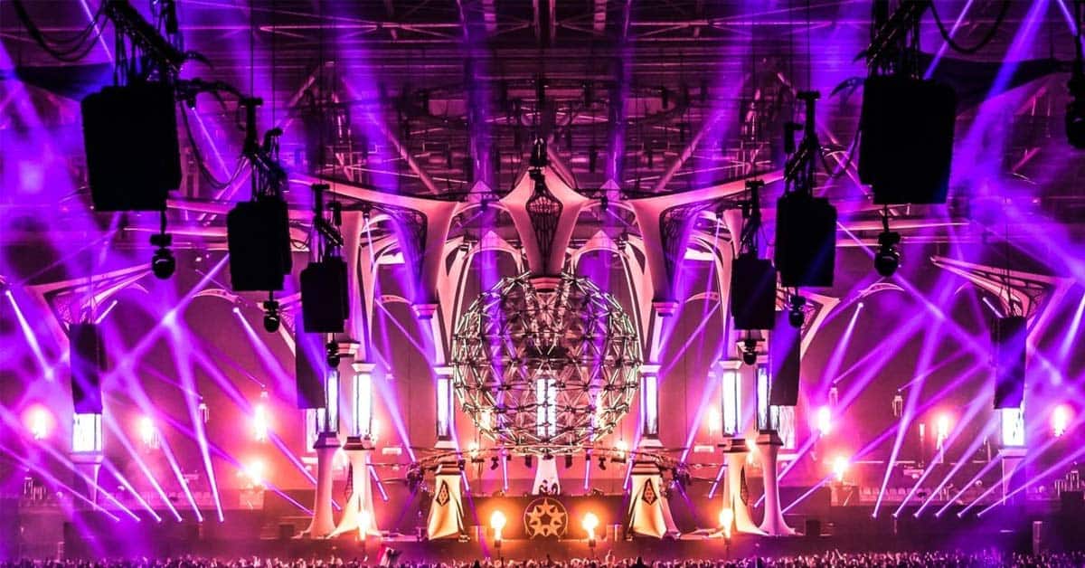 Bild av Qlimax scenen
